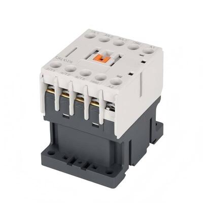 K Series 12A 3 Poles 5.5KW AC Mini Contactor 1NO/1NC Aux Motor Control Contactor