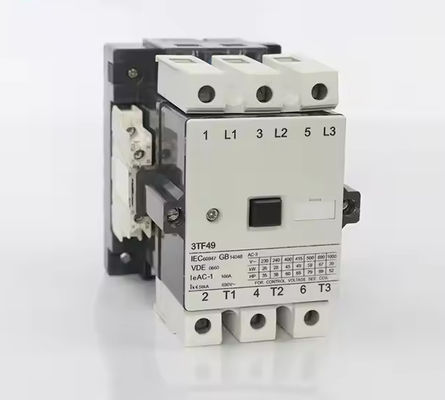 3TB 3TF 3TF49 السلسلة 2NO 2NC الاتصال المساعد Ac Contactor المغناطيسي 100A