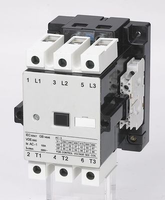 SFC 100 Amp Contactor 3 Pole 500V 2NO 2NC ملامس إضافي