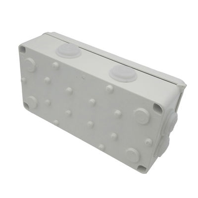 أبيض ABS صندوق كهربائي IP65 ضميمة مقاومة للماء 85 * 85 * 50 مم